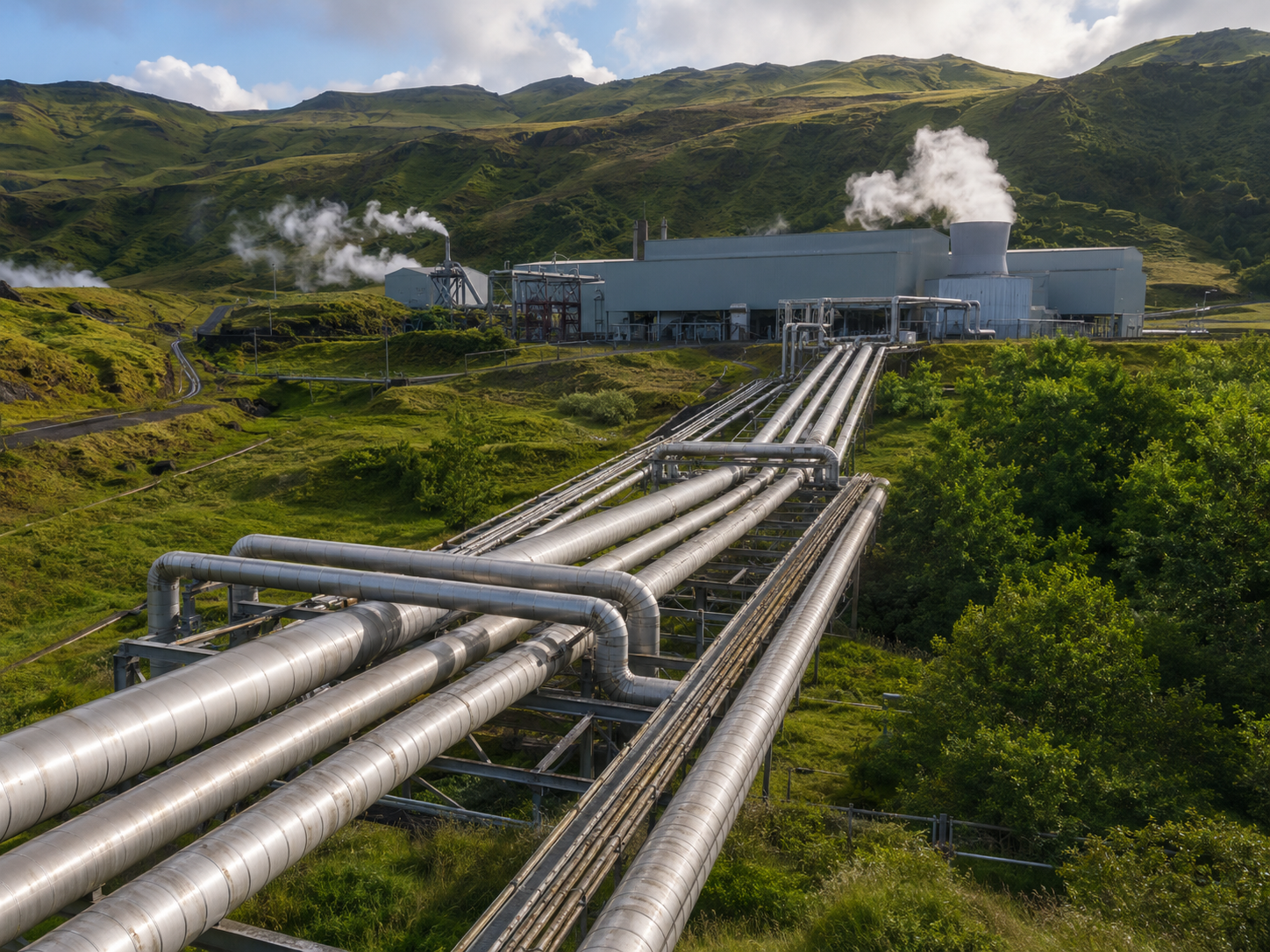 Geothermal power facility